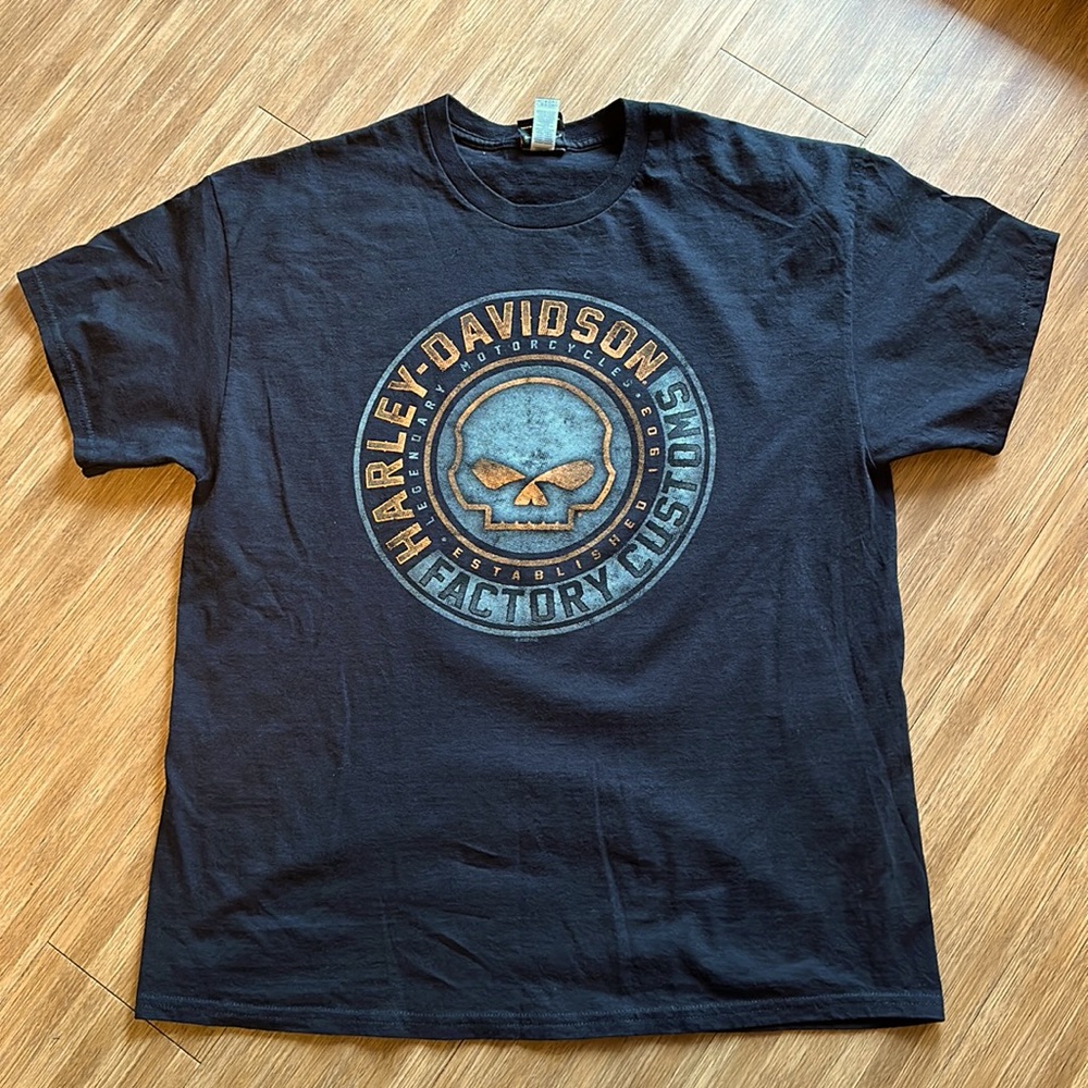 Men’s Harley tshirt from rawhide Harley Davidson